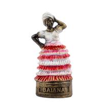 Esculturas Orixás Baianas 10Cm Dourada Envelhecida Vintage