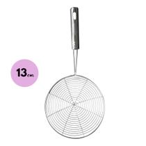 Escumadeira Aramada Peneira Frituras Aço Inox 13cm Diâmetro Escumadeira Aramada Peneira Frituras Aço Inox 13cm Diâmetro