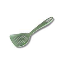 Escumadeira De Fritura De Nylon Cor Verde Utensílio Cozinha Escumadeira De Fritura De Nylon Cor Verde Utensílio Cozinha