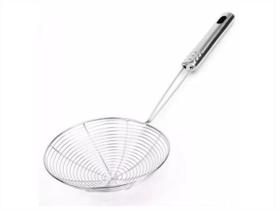 Escumadeira De Frituras Em Inox 35 Cm Cozinha Casa