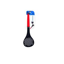 Escumadeira de nylon 31cm homefelx preto e vermelha fxh-458 - HOMEFLEX Escumadeira de nylon 31cm homefelx preto e vermelha fxh-458 - HOMEFLEX