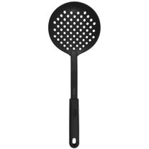 Escumadeira De Nylon 32Cm Black Preta Biona Escumadeira De Nylon 32Cm Black Preta Biona