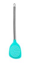 Escumadeira De Nylon Com Cabo Inox Candy Talher Cozinha Escumadeira De Nylon Com Cabo Inox Candy Talher Cozinha