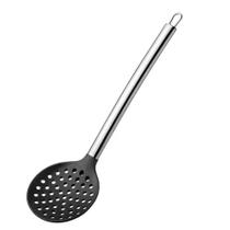 Escumadeira de Silicone e Cabo em Inox Utensilio de Cozinha