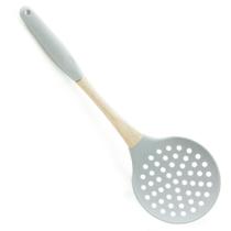 Escumadeira de Silicone e Madeira Grey 33cm Mimo Style