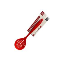 Escumadeira de Silicone Resistente a Calor Cabo Ergonômico 28,5 cm Residencial Comercial
