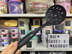 Escumadeira Ideal Preta - Tupperware