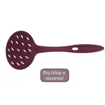 Escumadeira ideal utensílios para cozinha da tupperware marsala Escumadeira ideal utensílios para cozinha da tupperware marsala