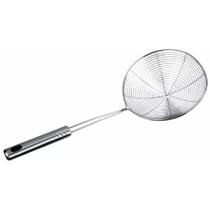 Escumadeira para Fritura em Inox Batata Pastel Aro 15cm