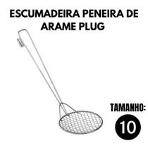 Escumadeira Peneira De Arame Plug Tam. 10