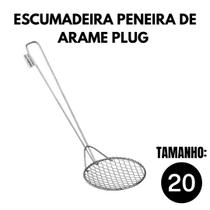 Escumadeira Peneira De Arame Plug Tam. 20