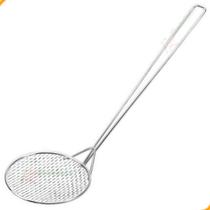 Escumadeira Peneira Fritura 14cm Diâmetro Reforçada Promoção Escumadeira Peneira Fritura 14cm Diâmetro Reforçada Promoção