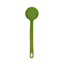 Escumadeira Talher em Nylon Cozinha Utensílio Verde 28cm