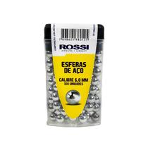 Esfera Aço BBS Steel Rossi CB135 Simulacro Recarga Air Gun Calibre 6,0mm 100un Esfera Aço BBS Steel Rossi CB135 Simulacro Recarga Air Gun Calibre 6,0mm 100un
