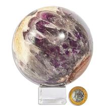 Esfera Ametista Baiana Pedra Natural Lapidada 11,8cm 2,38Kg