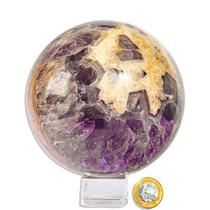 Esfera Ametista Baiana Pedra Natural Lapidada 14,3cm 4,06Kg