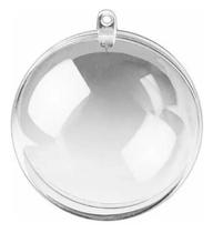 Esfera Bola Acrílica Transparente Desmontável 6,5 Com 30Un Esfera Bola Acrílica Transparente Desmontável 6,5 Com 30Un