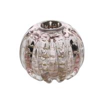 Esfera Italy Rosa Claro e Dourado Lyor