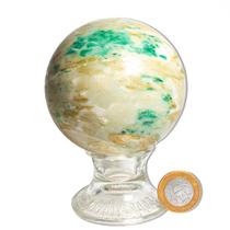 Esfera Jade Verde Pedra Natural Lapidado 940g 8,5 cm Tipo C Esfera Jade Verde Pedra Natural Lapidado 940g 8,5 cm Tipo C