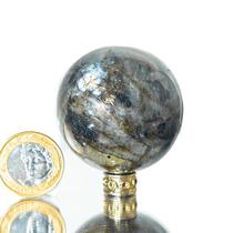 Esfera Labradorita Pedra Natural Pequena 45 a 50mm Decoração