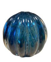 Esfera Murano Azul Petróleo Tamanho G 12 x 12 cm Casa Del Grande