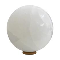 Esfera Pedra Cristal Selenita Natural Grande Esfera Pedra Cristal Selenita Natural Grande