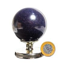 Esfera Pedra Estrela Pigmentado Cintilante Azul Cod 109489