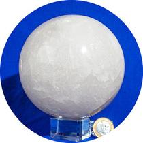 Esfera Quartzo Cristal Pedra Natural Lapidada 13cm 3,22Kg - CristaisdeCurvelo