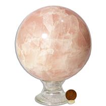 Esfera Quartzo Rosa Grande Pedra Natural Classe B 13cm 3.3Kg Esfera Quartzo Rosa Grande Pedra Natural Classe B 13cm 3.3Kg