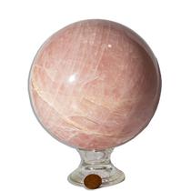 Esfera Quartzo Rosa Grande Pedra Natural Classe C 15cm 4.6Kg