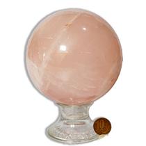 Esfera Quartzo Rosa Media Pedra Natural Classe B 10cm 1.7Kg Esfera Quartzo Rosa Media Pedra Natural Classe B 10cm 1.7Kg
