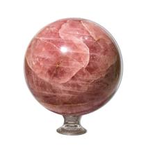 Esfera Quartzo Rosa Pedra Bola Natural 12,95Kg 21cm Classe B Esfera Quartzo Rosa Pedra Bola Natural 12,95Kg 21cm Classe B