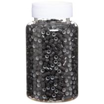 Esferas de extensão de cabelo GOTDYA 2500 unidades, 5 mm, marrom escuro