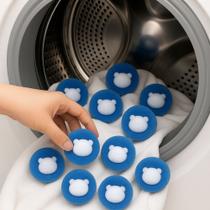 Esferas Esponjas Pandas Fofo Conjunto com 8 Peças De 4cm para Máquina de Lavar Remova Pelos