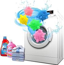 Esferas Magicas para Lavar Roupas Reutilizavel Maquina de Lavar Bolinha Maciez 8 peças Esferas Magicas para Lavar Roupas Reutilizavel Maquina de Lavar Bolinha Maciez 8 peças