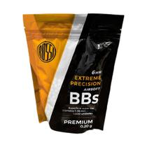 Esferas Plásticas Rossi Premium PVC 0.20g Brancas para Airsoft 6.0mm 1000un