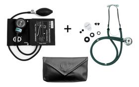 Esfigmo Adulto Bic NEW INNOVA PLUS + Rappaport Estetoscópio Duplo Premium - Varias Cores