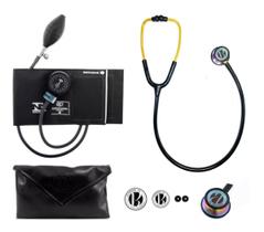 Esfigmomanometro Bic + Estetoscopio Duplo Profissional Bic