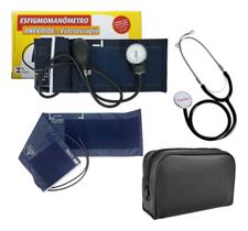 Esfigmomanômetro Com Duas Braçadeiras E Estetoscópio Simples Esfigmomanômetro Com Duas Braçadeiras E Estetoscópio Simples