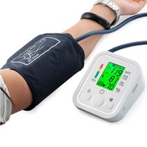 Esfigmomanometro Medidor Digital Braço Aparelho de Pressão Sanguínea sistólica diastólica Arterial Arritmia Pulsação - PlayShop Eletronicos