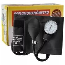 Esfigmomanômetro Medidor Pressão Aneróide Premium Preto
