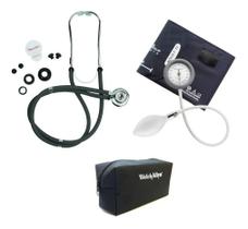 Esfigmomanômetro Welch Allyn DS44-11BR Durashock + Estetoscopio Duplo + Estojo