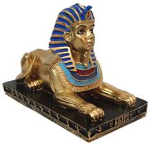 ESFINGE DE GIZE Dourada em resina