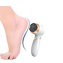 Esfoliador Elétrico para Pés Portátil Lixador de Calos e Rachaduras, Recarregável, Lixa Elétrica com Cabeças Substituíveis, Cuidado Pessoal e Pedicu