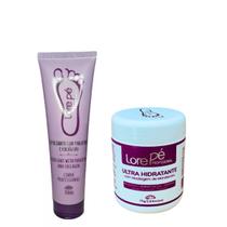 Esfoliante Com Parafina 300ml e Ultra Hidratante Lore Pé