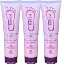 ESFOLIANTE COM PARAFINA E COLÁGENO SPA DOS PÉS 300ml - LORE PÉ Kit 3 und