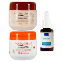 Esfoliante Corporal 120 g + Panta Creme 120 g + Loção Rachadex para os Pés 30 mL