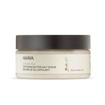Esfoliante corporal AHAVA, sal do mar morto, manteiga amaciadora 220mL