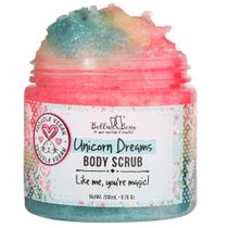 Esfoliante corporal Bella & Bear Unicorn Dream Vegan, livre de crueldade Esfoliante corporal Bella & Bear Unicorn Dream Vegan, livre de crueldade