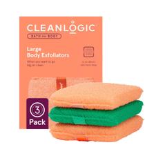 Esfoliante corporal Cleanlogic Bath and Body, pacote com 3